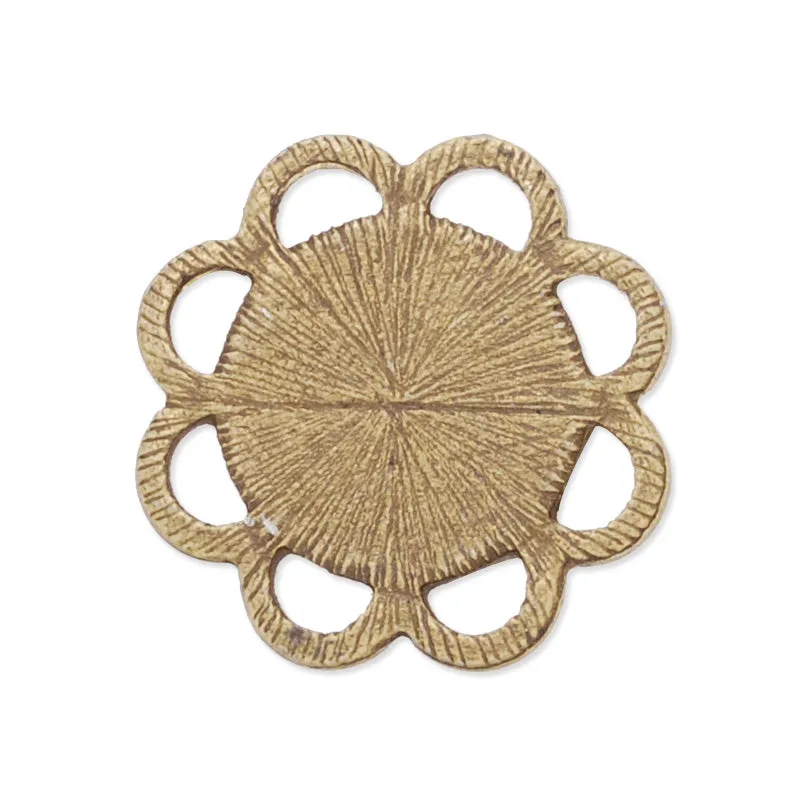 12mm round charm tray,cameo setting,zinc alloy filled,antique bronze plated,20pcs/lot