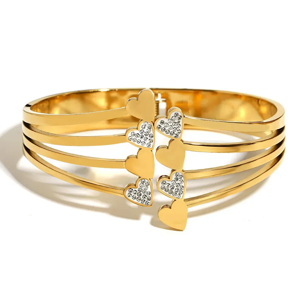 18K Gold Stainless Steel Bracelets for Women
