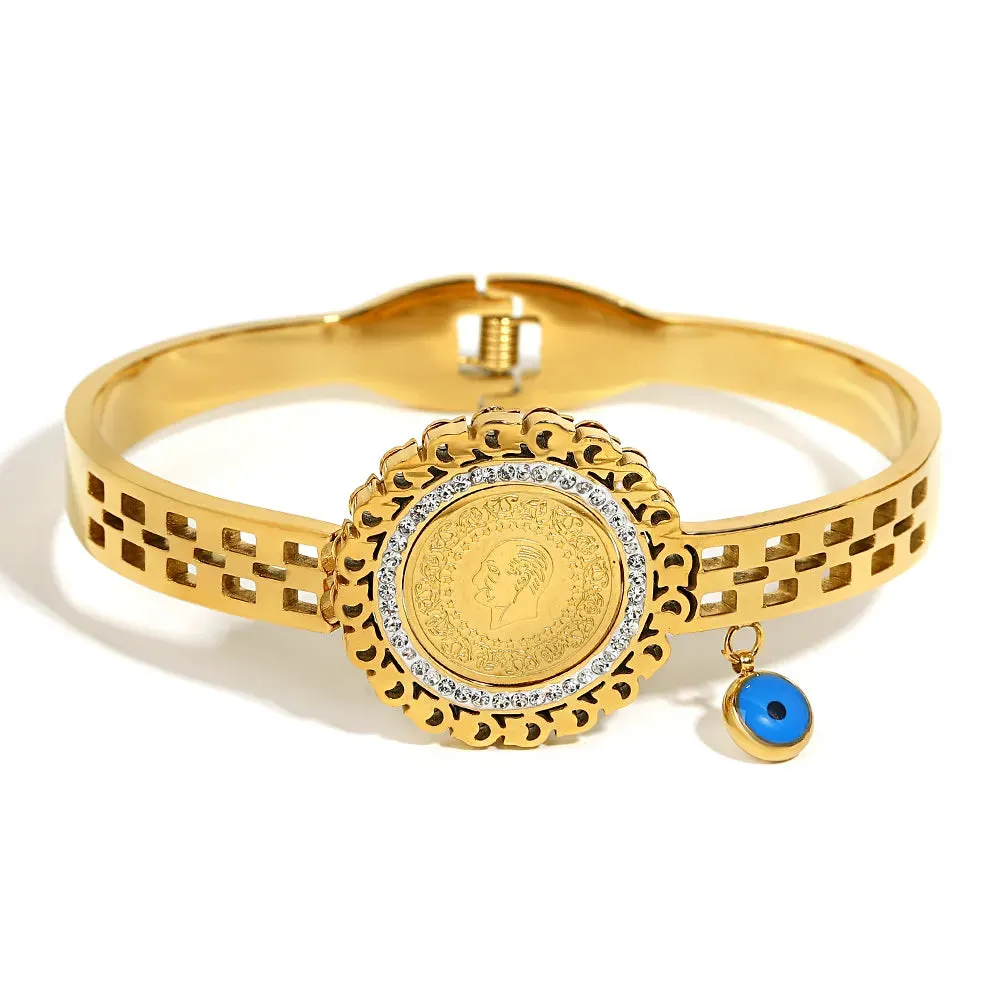 18K Gold Stainless Steel Bracelets for Women