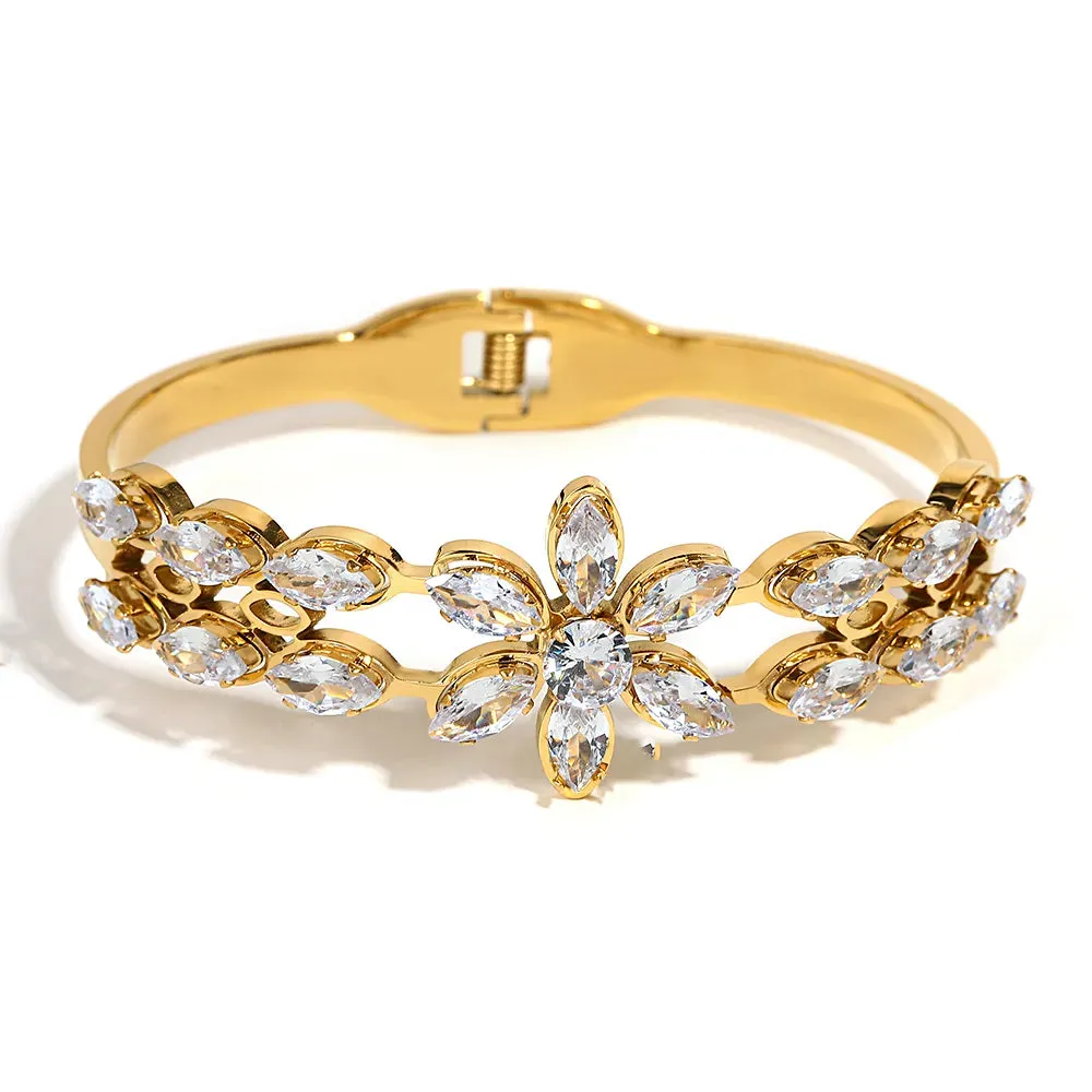 18K Gold Stainless Steel Bracelets for Women