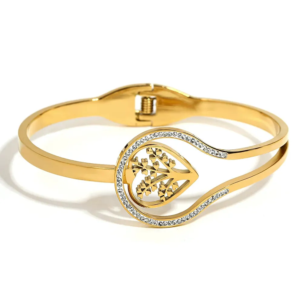 18K Gold Stainless Steel Bracelets for Women