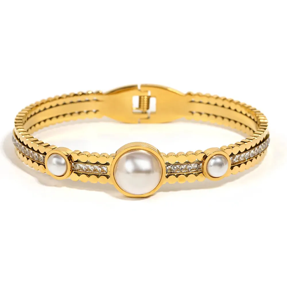 18K Gold Stainless Steel Bracelets for Women