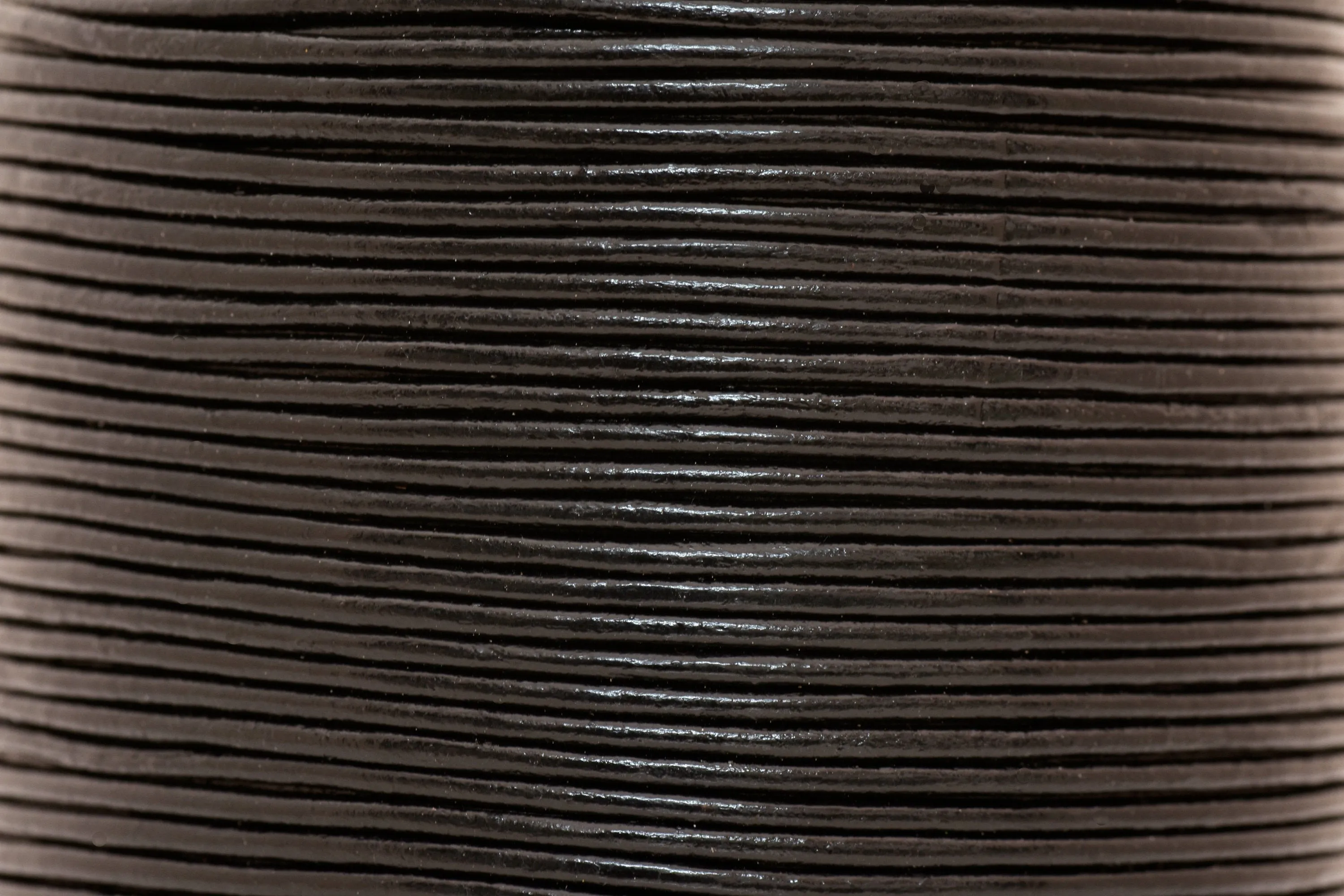 2mm Natural Black Leather Cord - Round - Premium Quality - Indian Leather - Wrap Bracelet Making Findings - Lead Free - Necklace Making