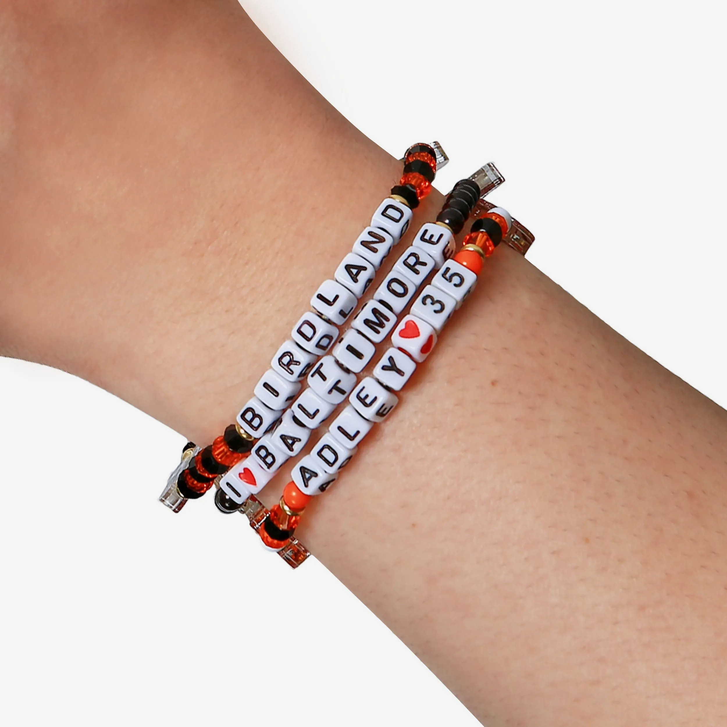 Adley Rutschman Baltimore Orioles 3 Pack Player Friendship Bracelet