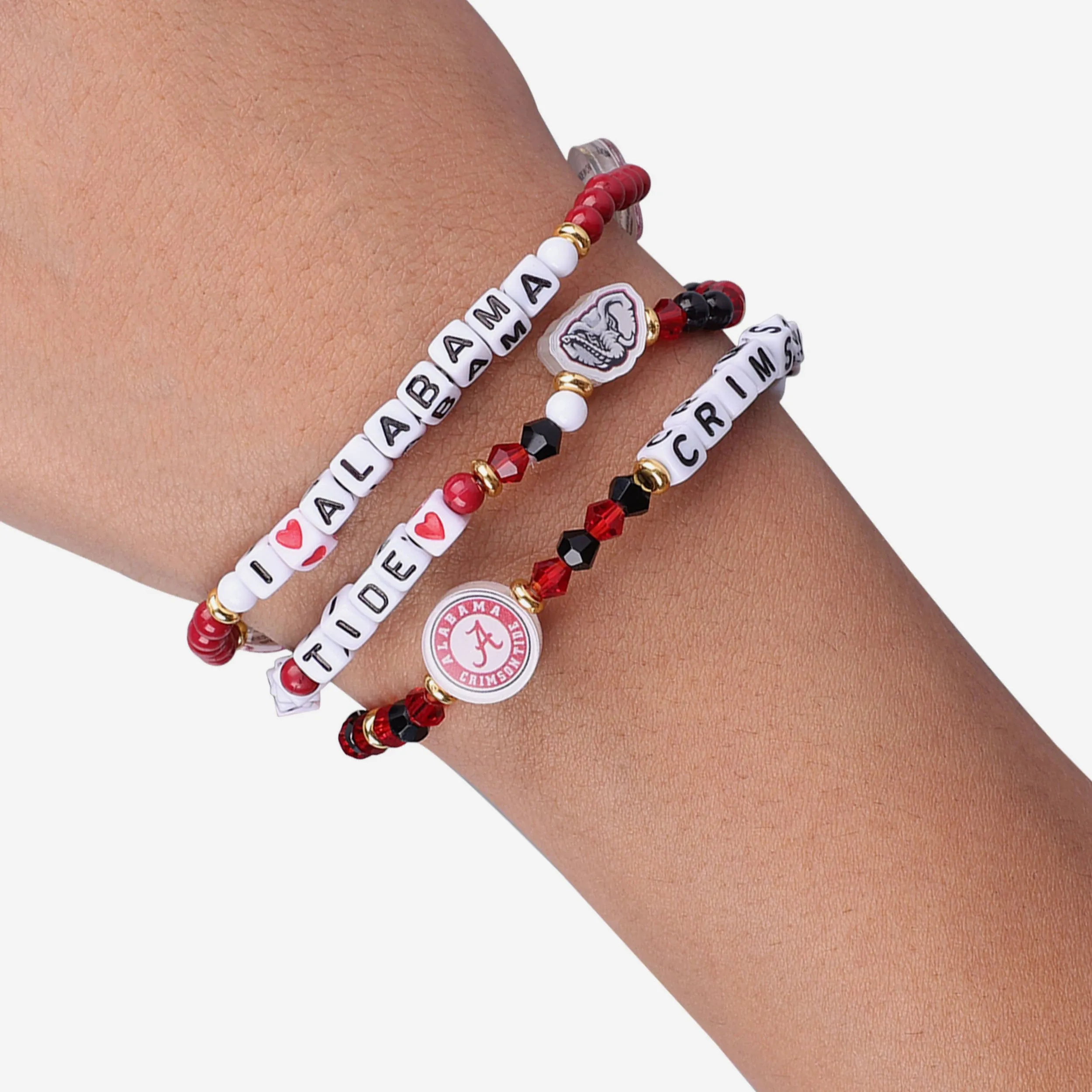 Alabama Crimson Tide 3 Pack Friendship Bracelet