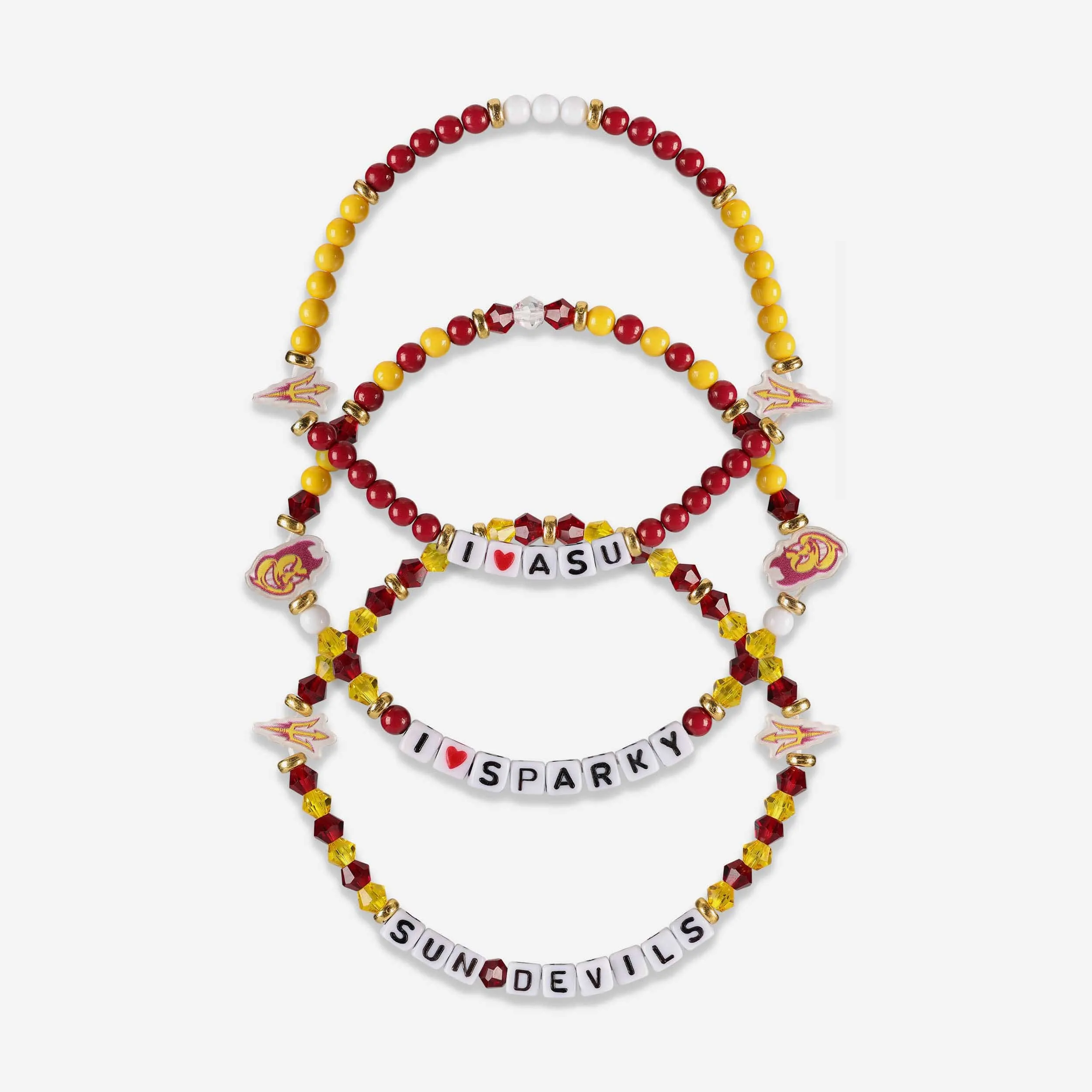 Arizona State Sun Devils 3 Pack Friendship Bracelet