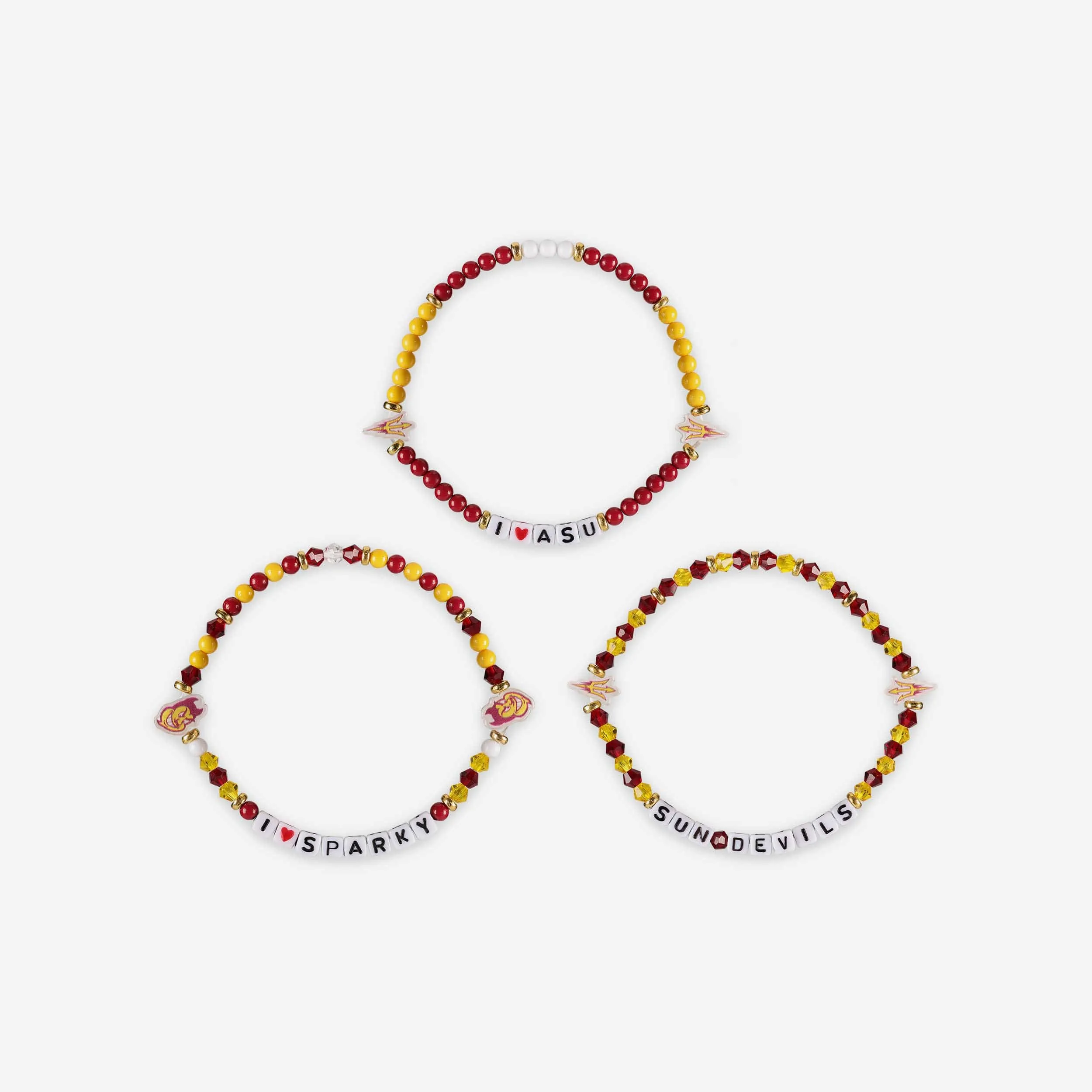 Arizona State Sun Devils 3 Pack Friendship Bracelet