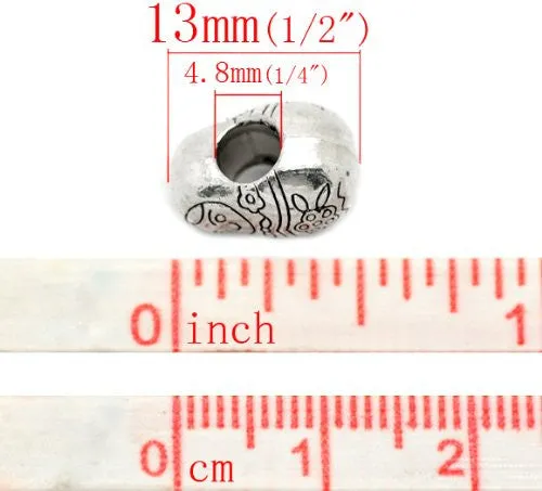 Babushka Doll Russian European Bead Compatible for Most European Snake Chain Bracelet