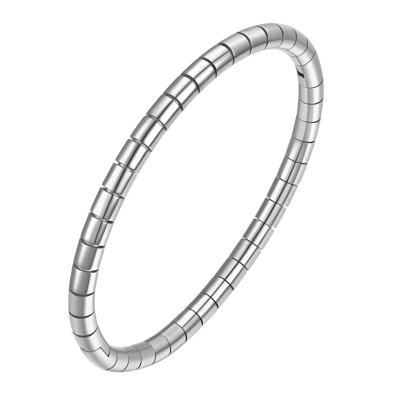 Barrel Link Bracelet – Stainless Steel