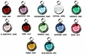 Birthstone, birth month charm, birthstone charm, wholesale charm, alloy charm