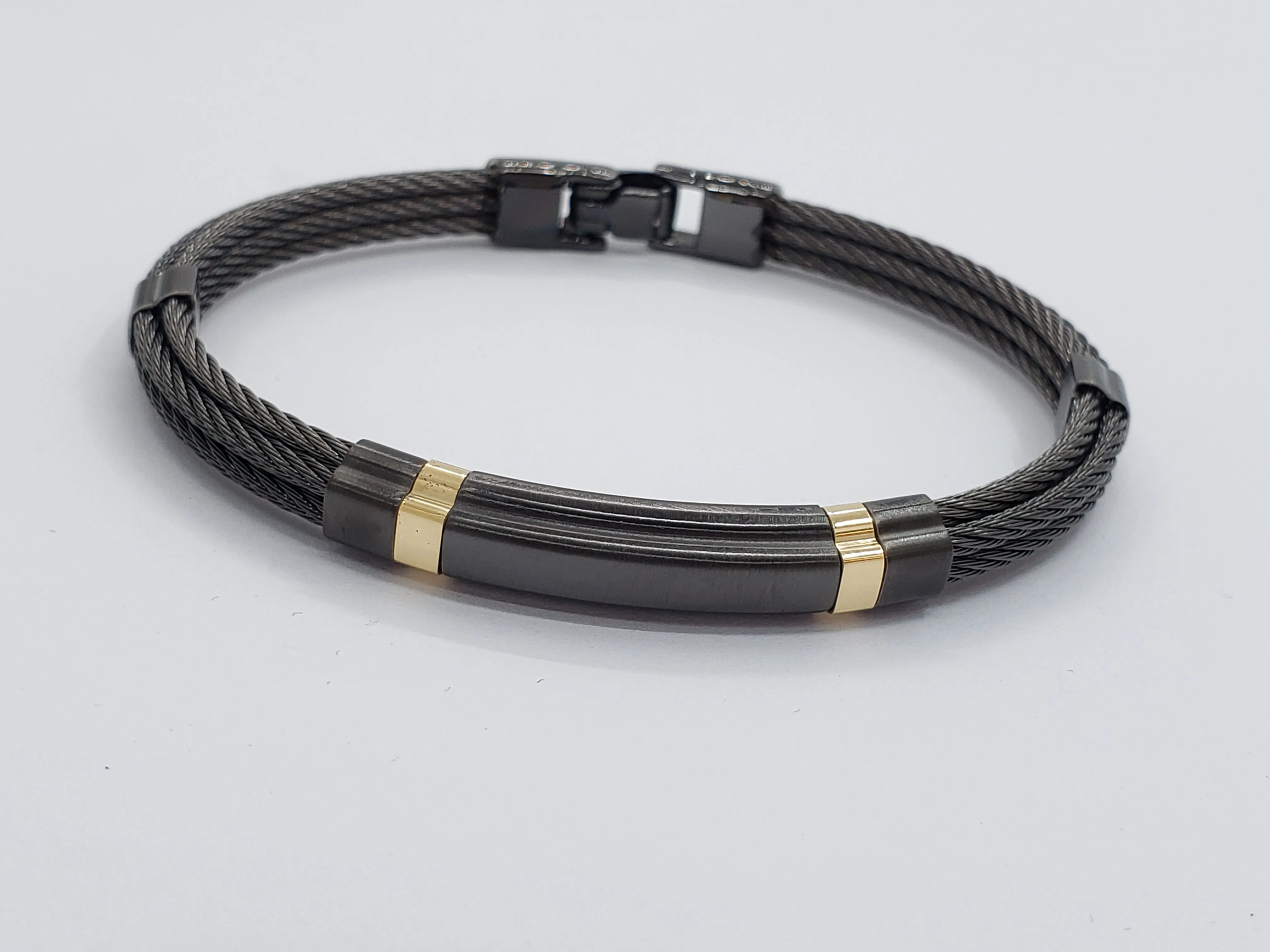 Black Cable Bracelet