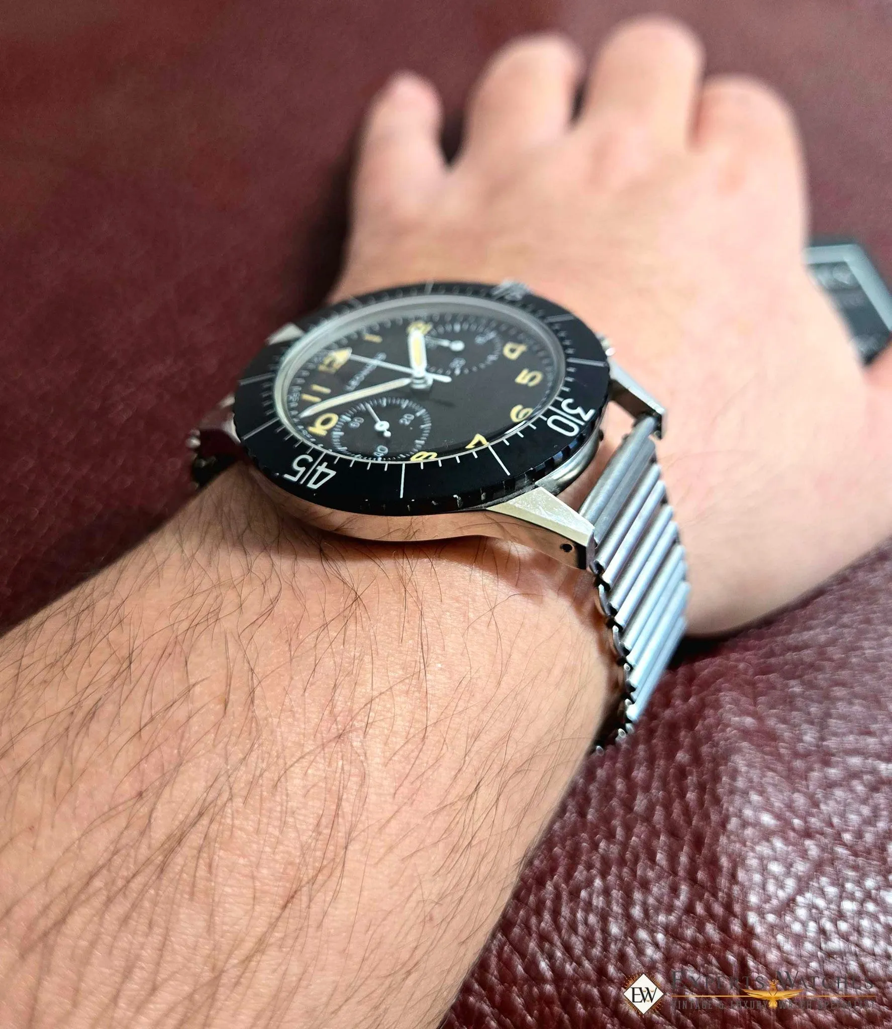 Bonklip Style Watch Bracelet Stainless Steel - Vintage Military Ladder Bamboo