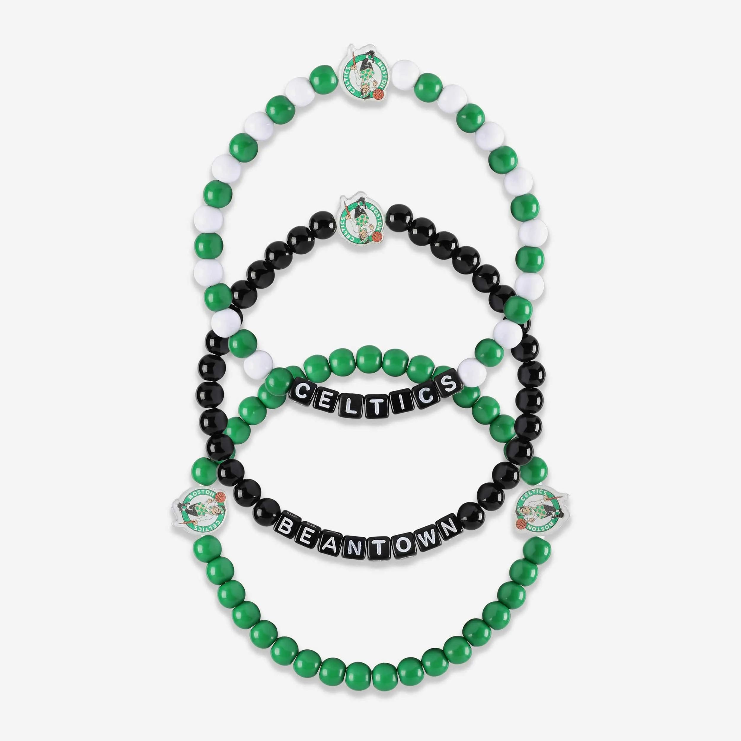 Boston Celtics 3 Pack Beaded Friendship Bracelet