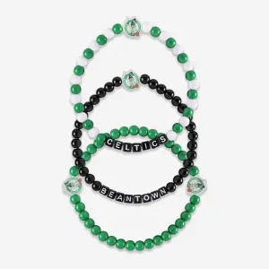 Boston Celtics 3 Pack Beaded Friendship Bracelet