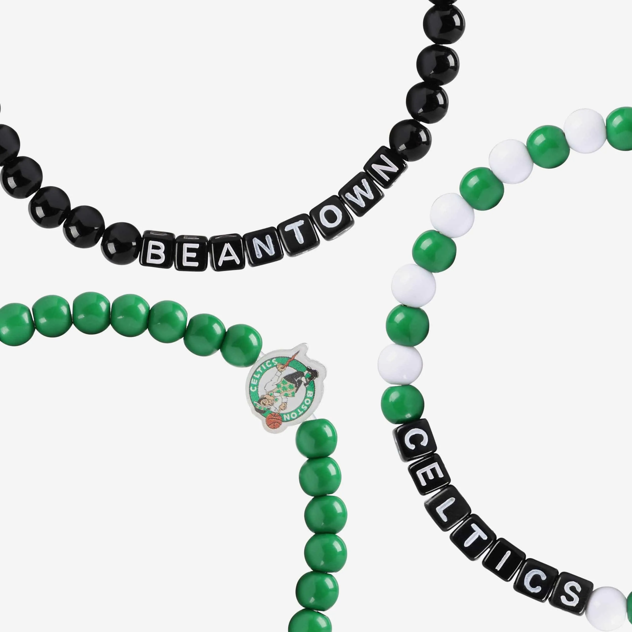 Boston Celtics 3 Pack Beaded Friendship Bracelet