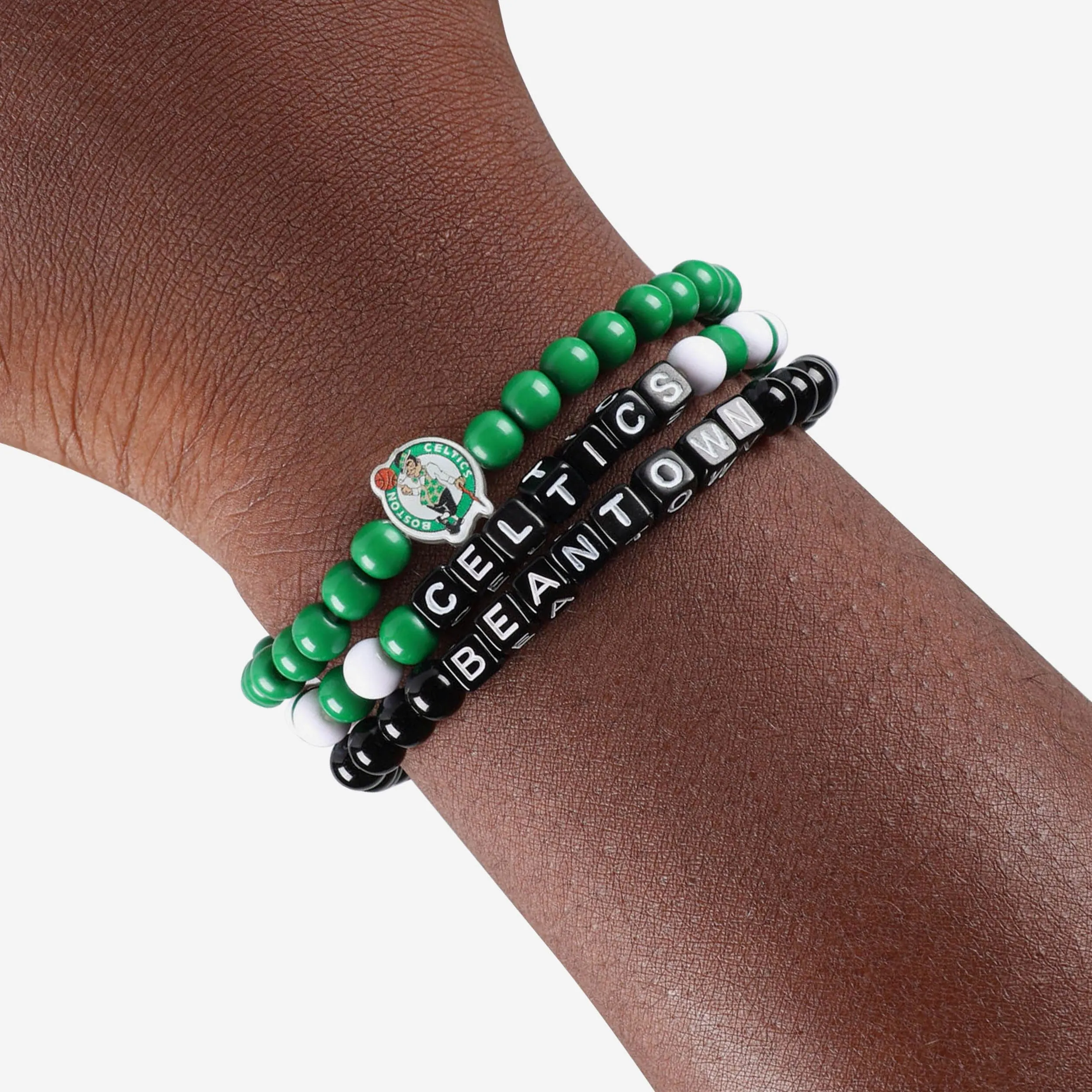 Boston Celtics 3 Pack Beaded Friendship Bracelet