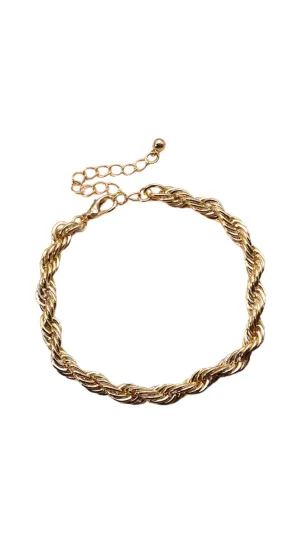 Braided Bliss Gold Bracelet