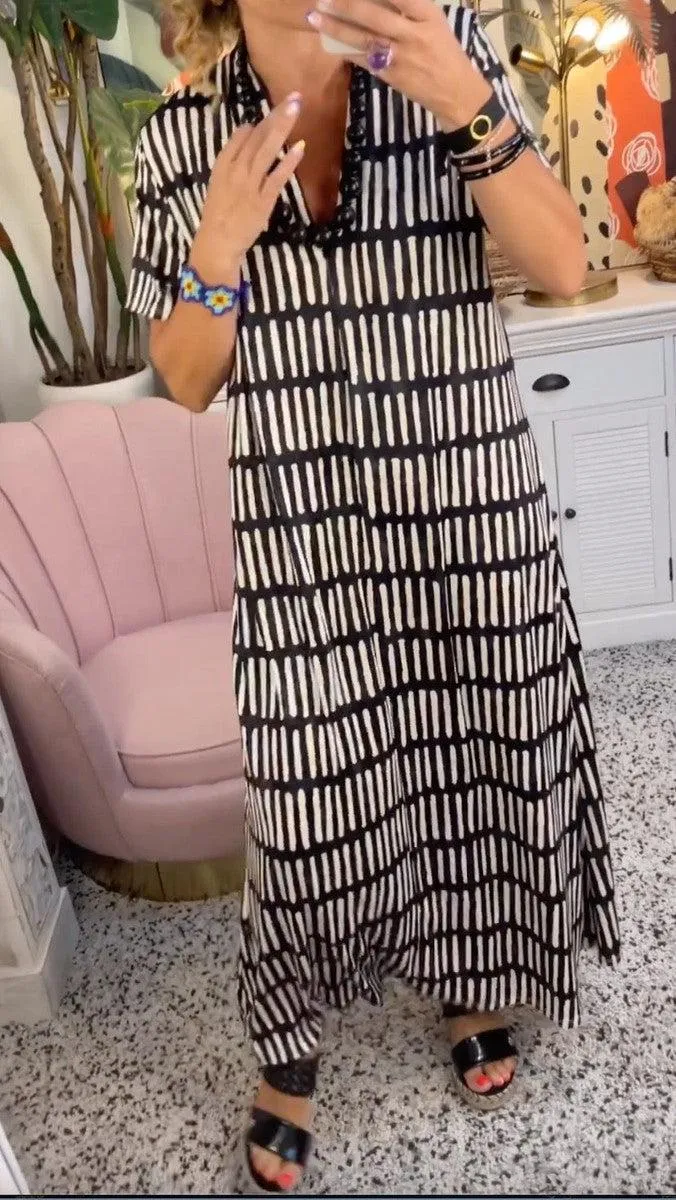 Chic Button-Down Summer Dress