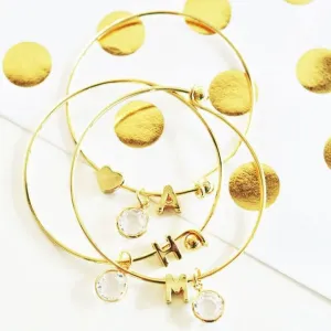 Child's Gold Monogram Bracelet