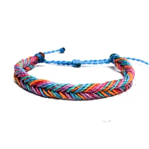 Colorful Fishtail Braided Bracelet