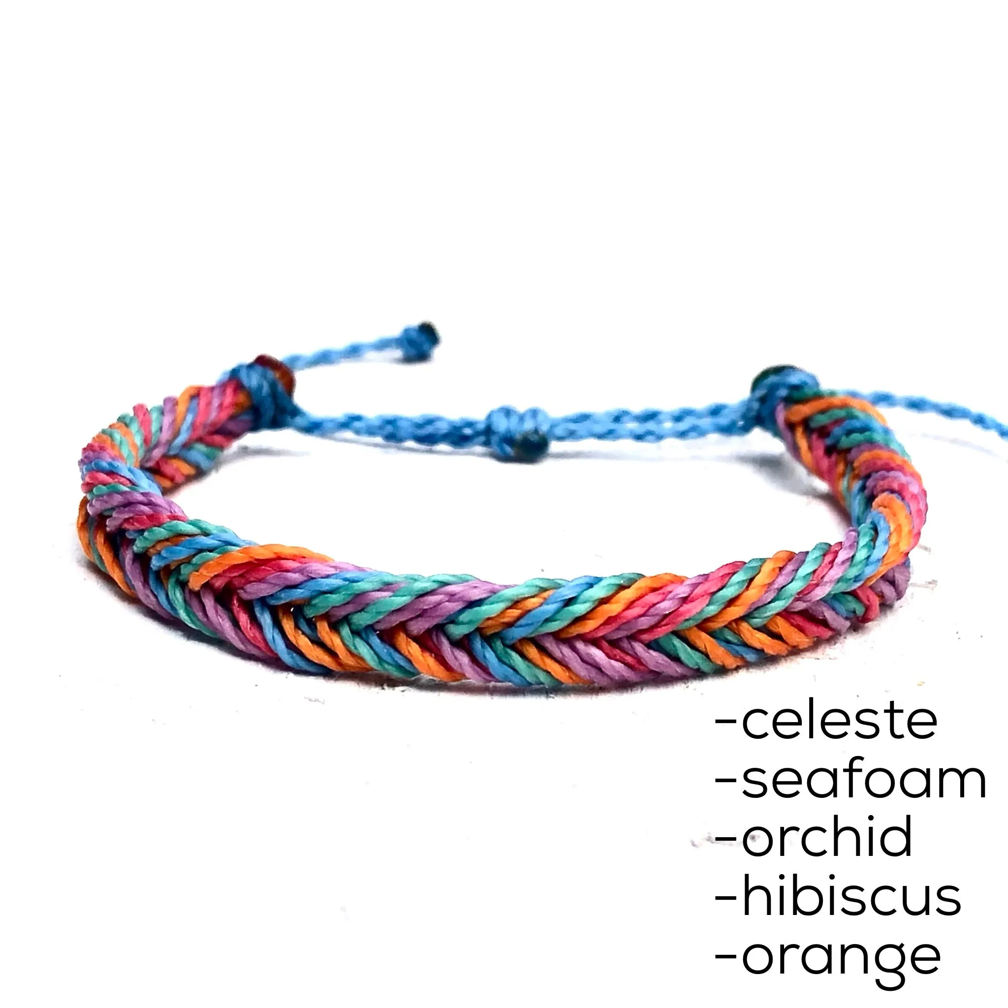 Colorful Fishtail Braided Bracelet