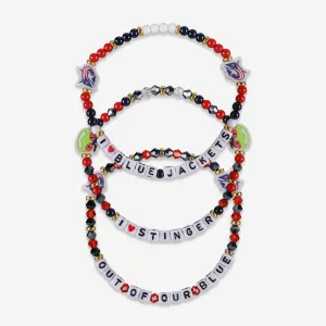 Columbus Blue Jackets 3 Pack Friendship Bracelet