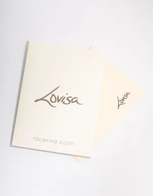 Cream Fabric Polishing Cloth