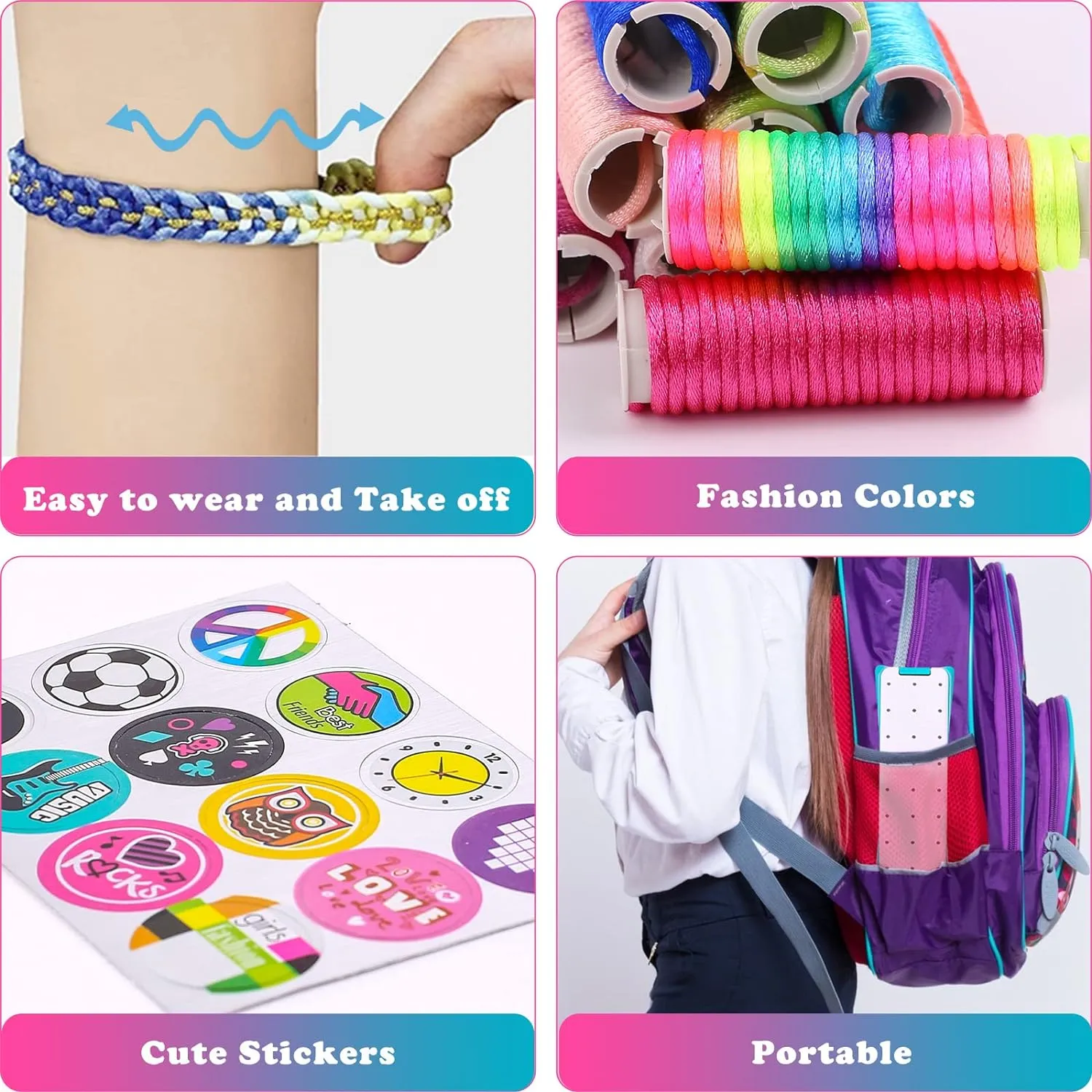 Creative Diy Friendship Bracelet Set