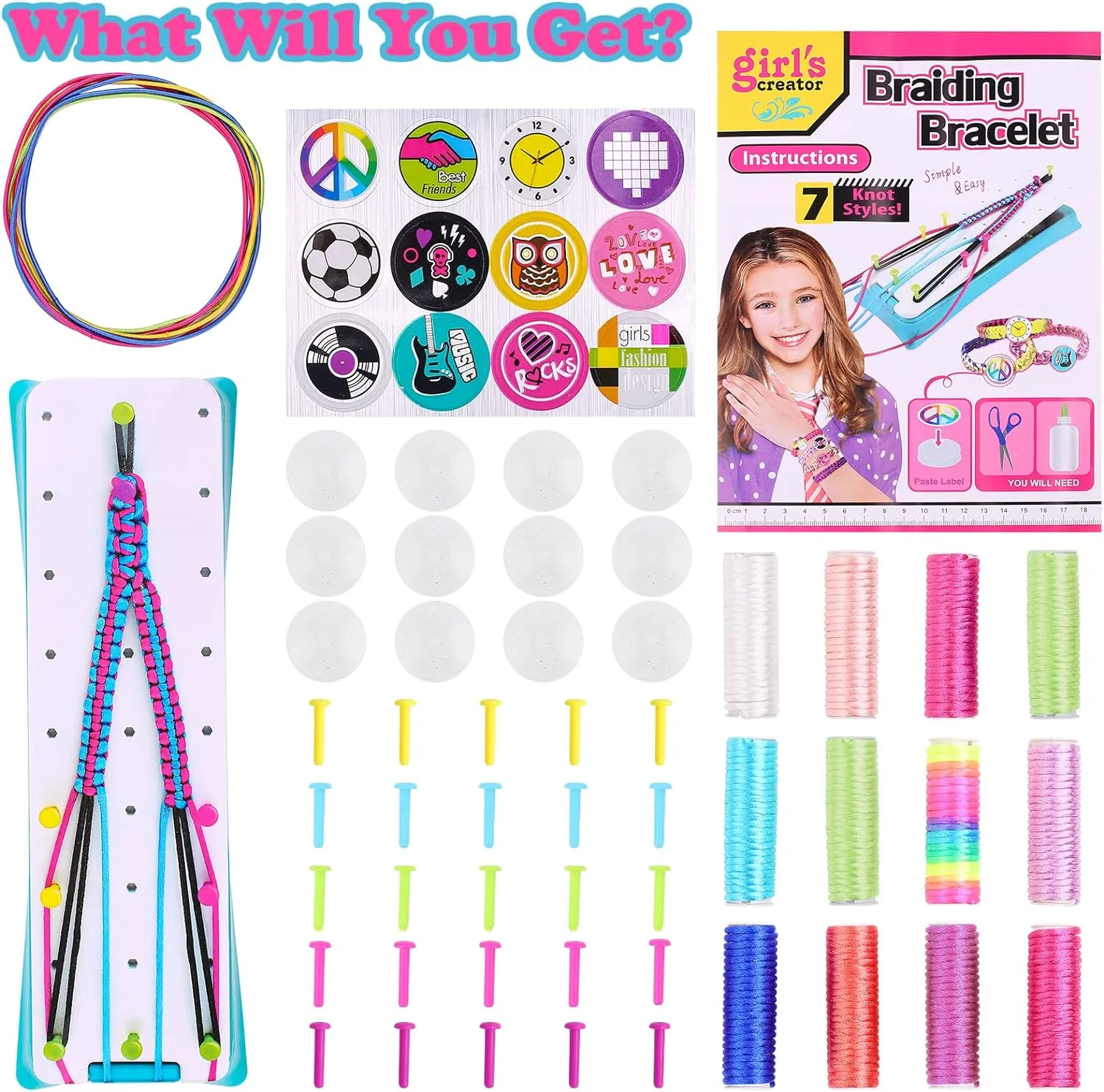 Creative Diy Friendship Bracelet Set