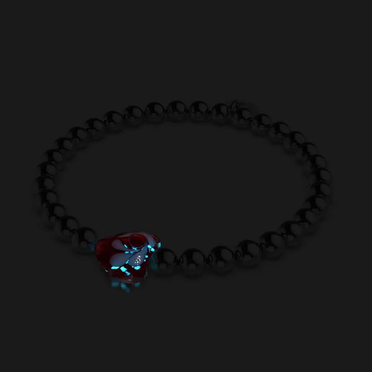 Crimson Swirl | Glowing Heart Essence Bracelet