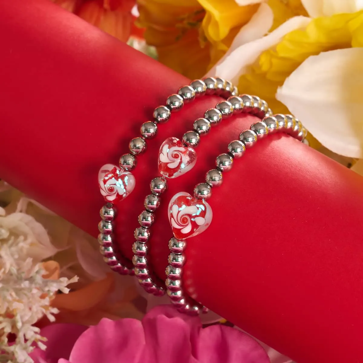 Crimson Swirl | Glowing Heart Essence Bracelet