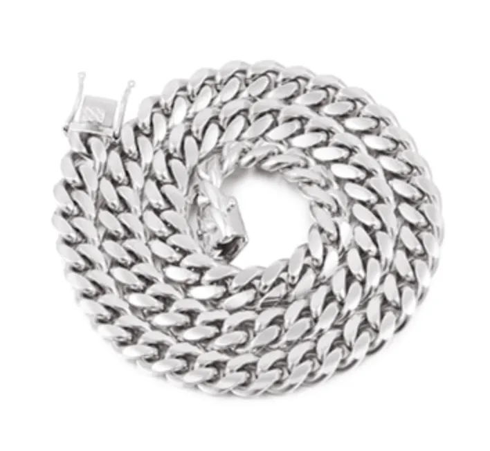 Cuban Link Stainless Steel Chains & Bracelets