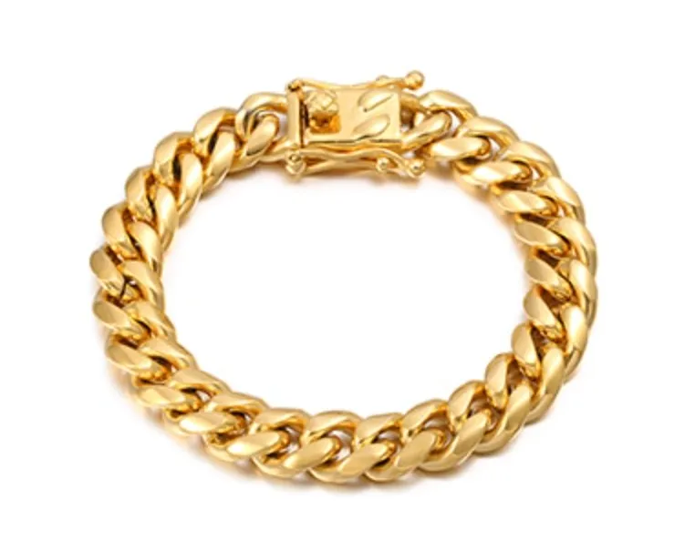 Cuban Link Stainless Steel Chains & Bracelets
