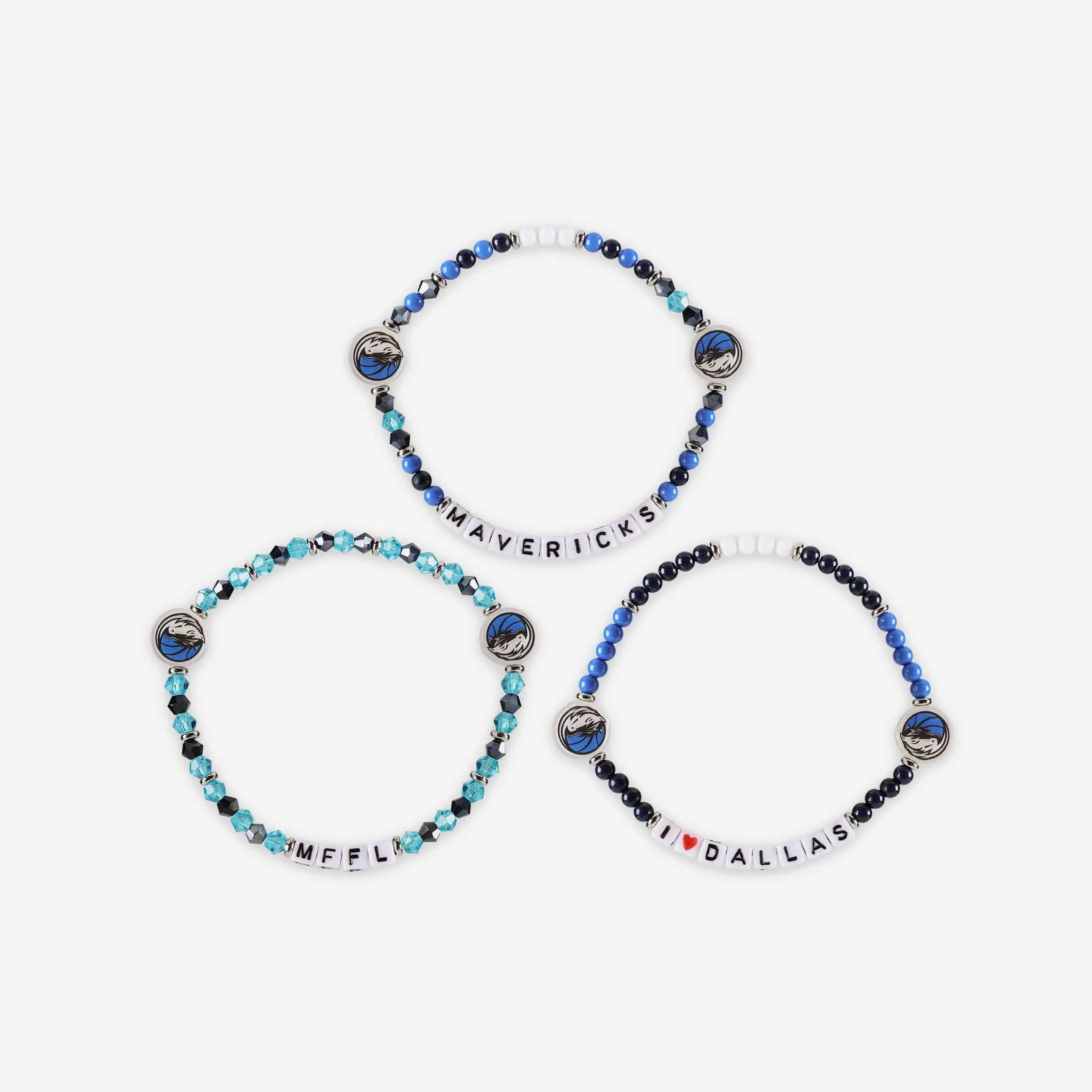 Dallas Mavericks 3 Pack Friendship Bracelet