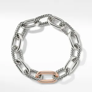 David Yurman The Madison® Collection Bracelet in Stainless Steel and 18-Karat Rose Gold