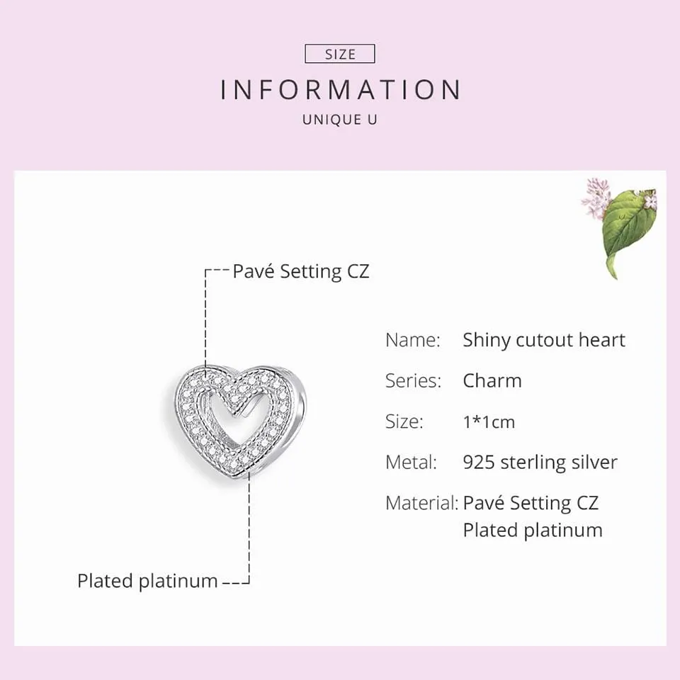 Dazzling Heart Charm