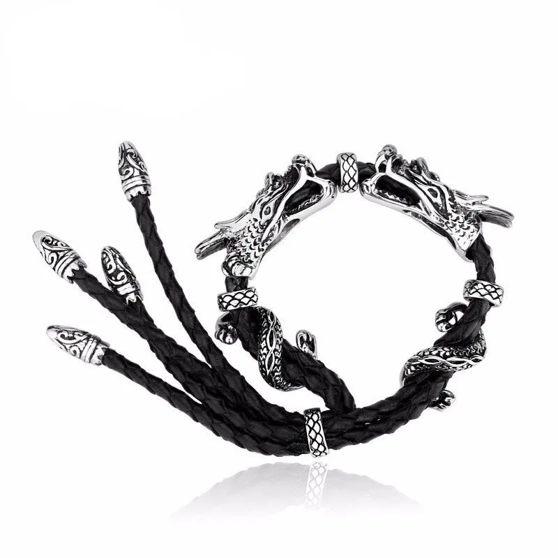 DRAGON DUO Steel Bracelet