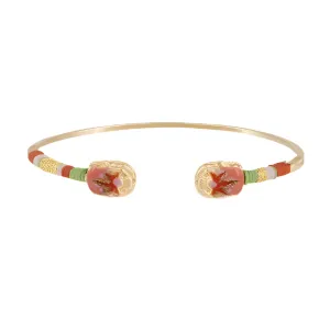DUALITY SMALL SCARAMOUCHE BRACELET | RED & CORAL