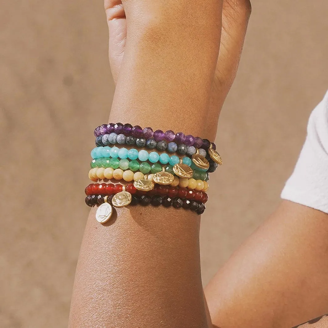 Dumortierite Third Eye Chakra Bracelet