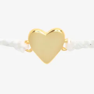 Engravable Heart Charm Bracelet