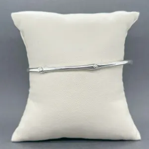Estate John Hardy SS Bamboo Bangle Bracelet