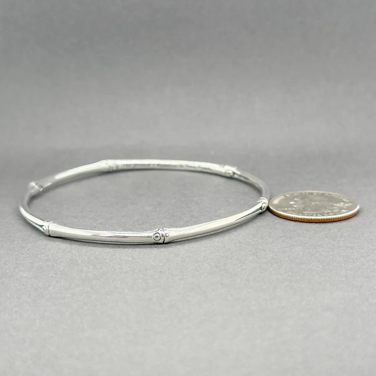 Estate John Hardy SS Bamboo Bangle Bracelet