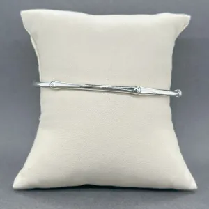 Estate John Hardy SS Bamboo Bangle Bracelet
