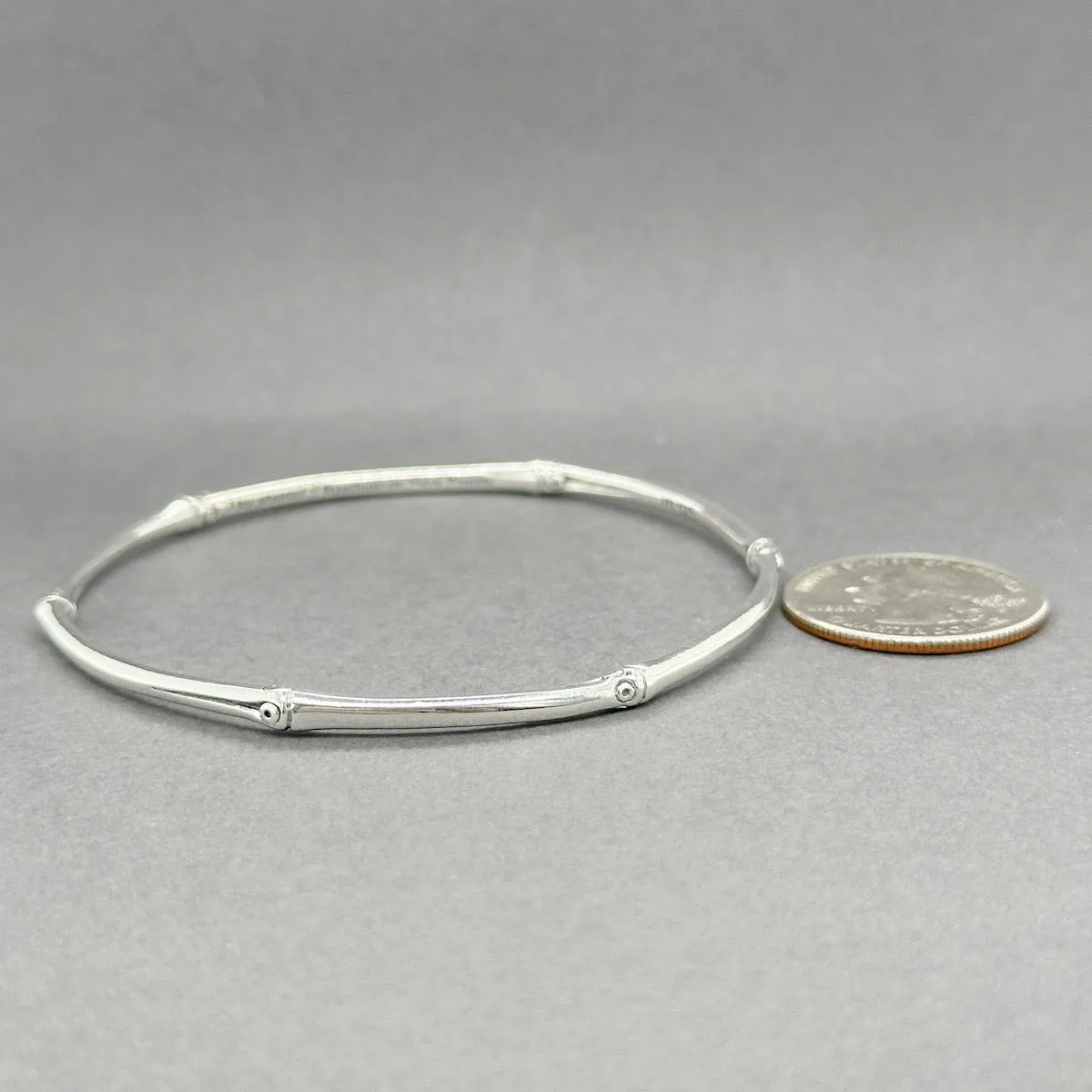 Estate John Hardy SS Bamboo Bangle Bracelet