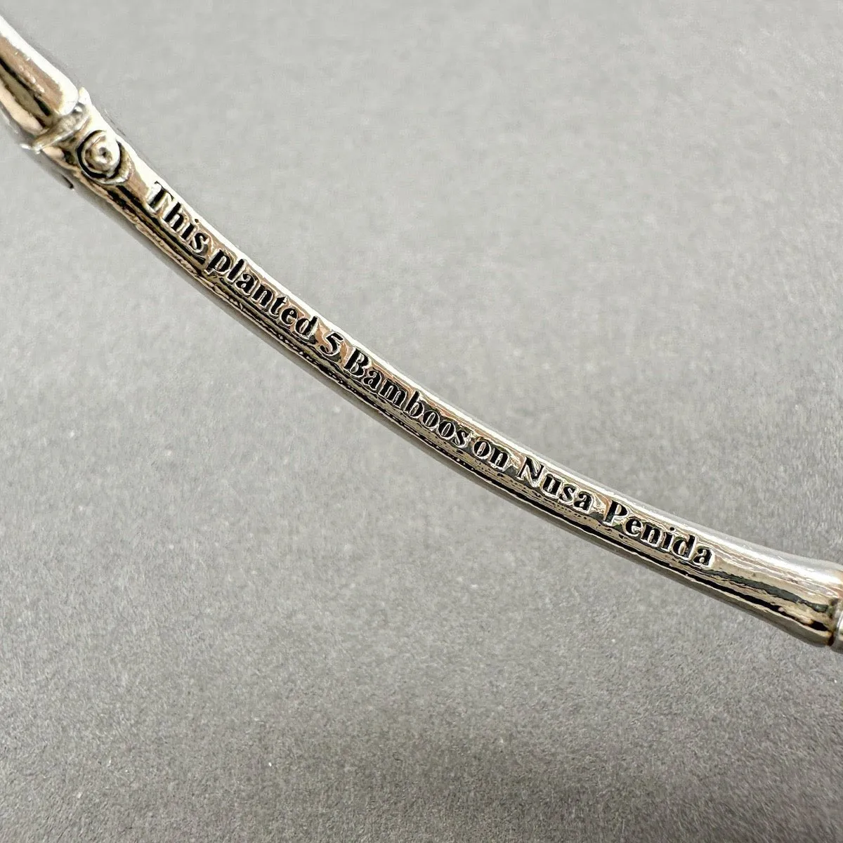 Estate John Hardy SS Bamboo Bangle Bracelet