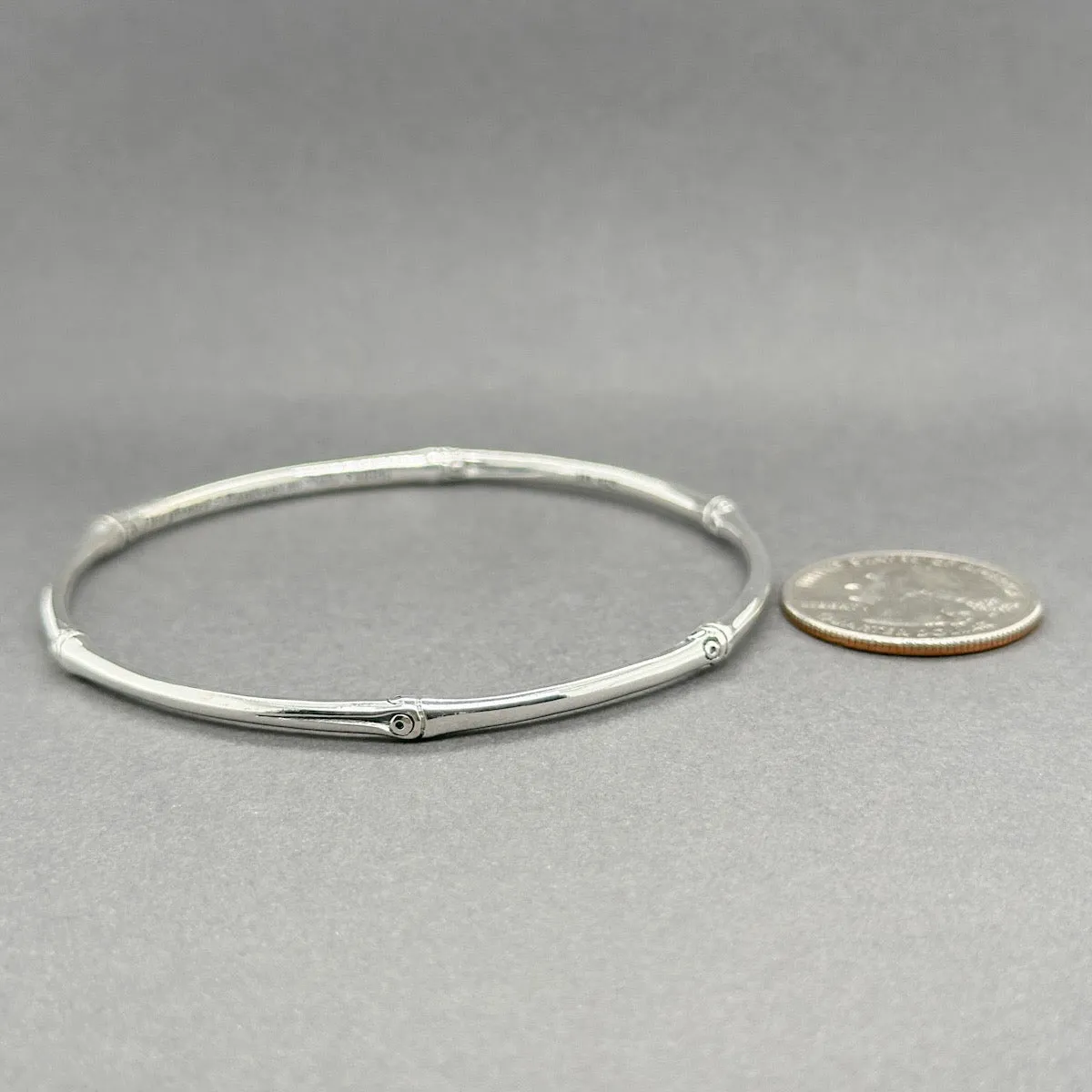 Estate John Hardy SS Bamboo Bangle Bracelet