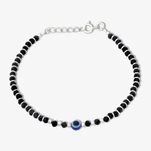 Evil Eye Crystal Bracelet for Women – 925 Sterling Silver