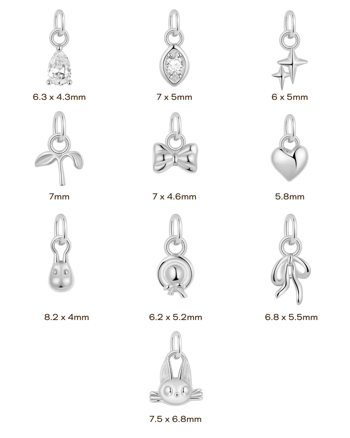 Figaro Charm Bracelet - Sterling Silver