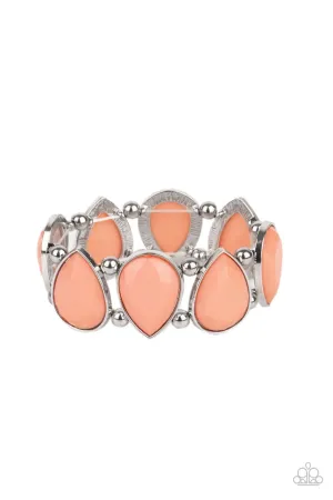 Flamboyant Tease Orange Paparazzi Bracelet