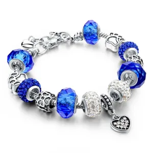FREE Crystal Bead & Charm Bracelet